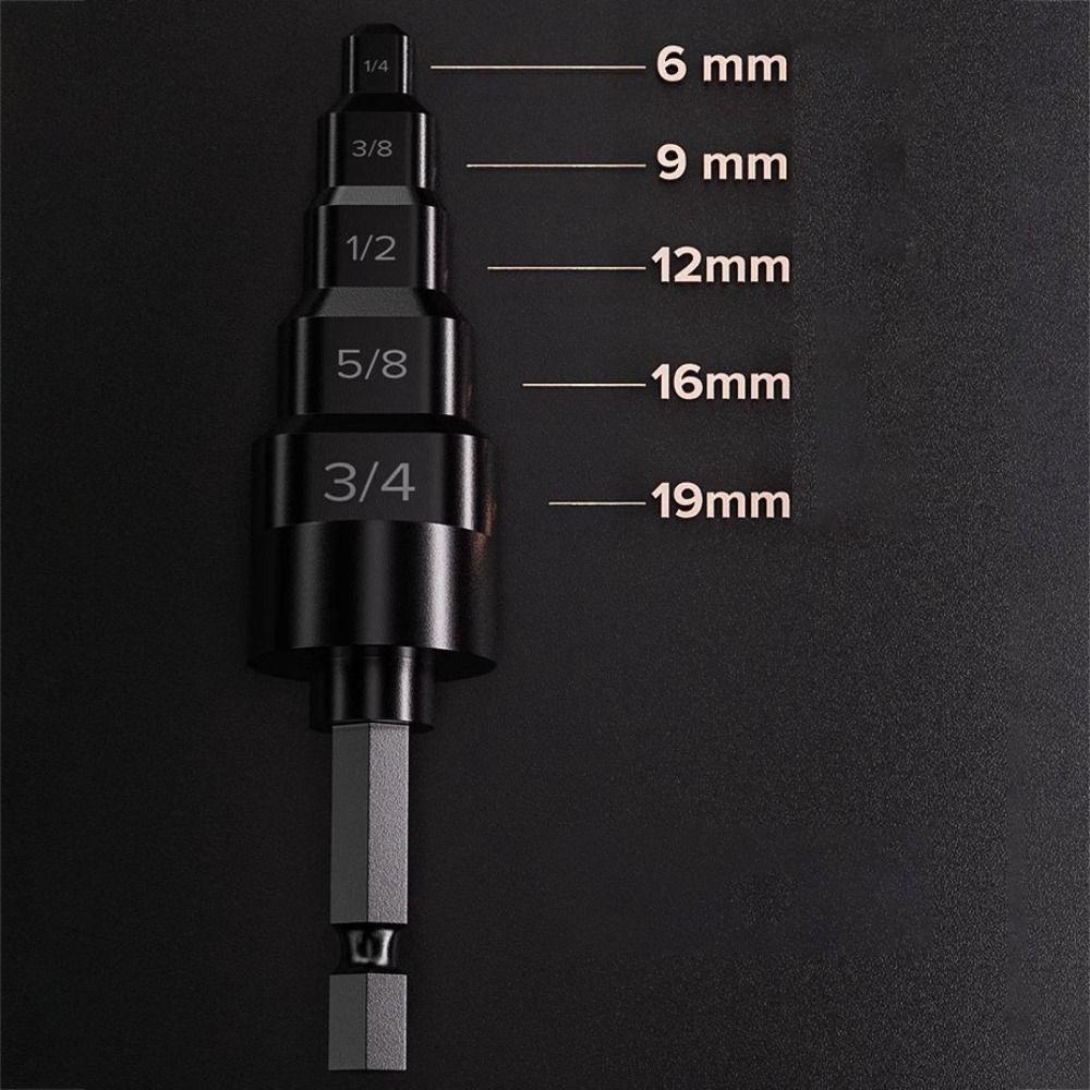 2pcs Hexagonal Handle Tube Expanding Tool Drill Bit Tube Expander Copper Pipe Expander  Brake Tubing