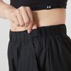 Under Armour Solid Color Logo Print Elastic Waist Training Pants Women bottoms Black 1369849-001
