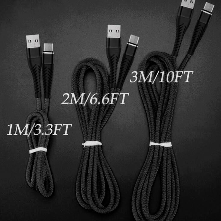 Original t.phone 10FT USB to Type-C Charging and Transfer Cable. BLACK / 3Mt Original t.phone 10FT USB to Type-C Charging and Transfer Cable. BLACK / 3Mt