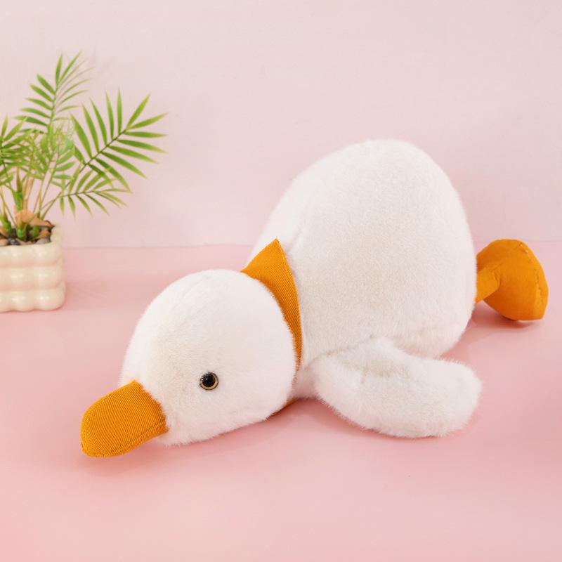 

New Golden Sable Climbing Duck Plush Doll Girl Cute Duck Pillow Doll Gift Children s Birthday Gift 28Cm