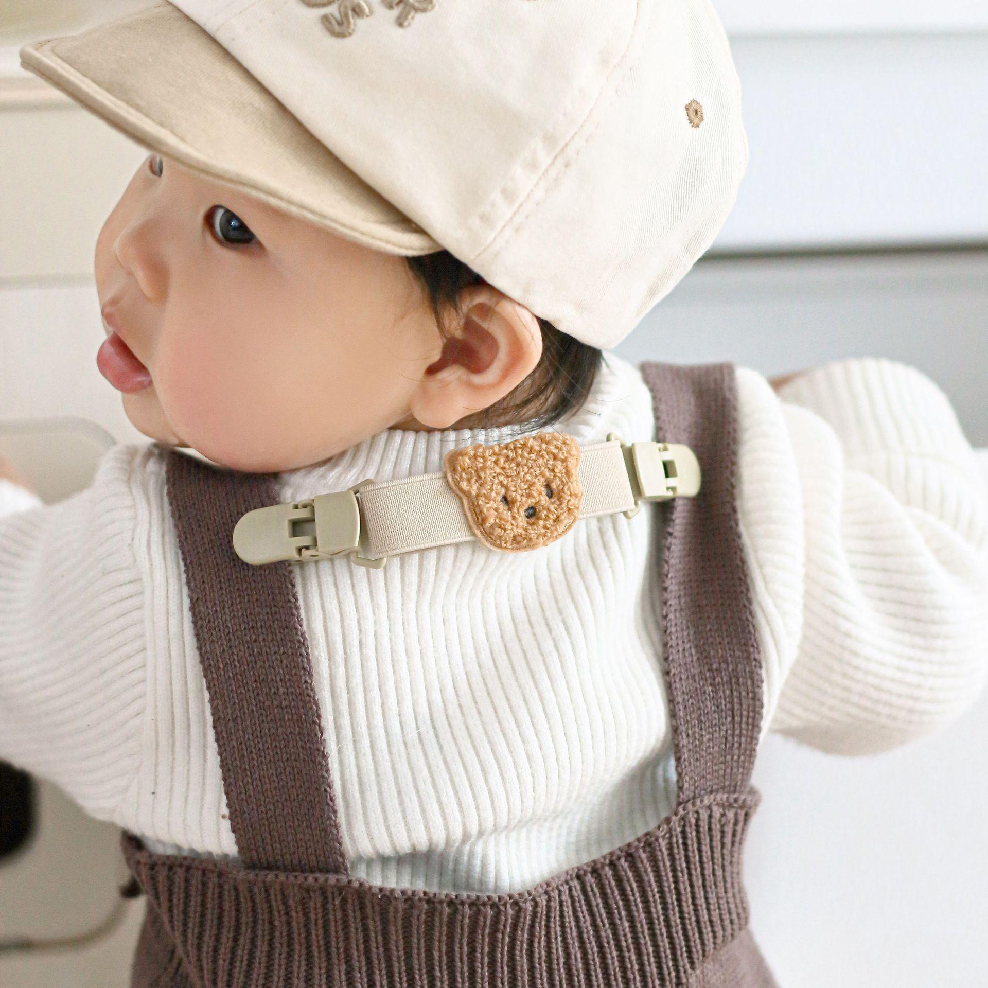 

Korean Style Cartoon Bear Anti-Slip Suspender Clips for Skirts and Pants