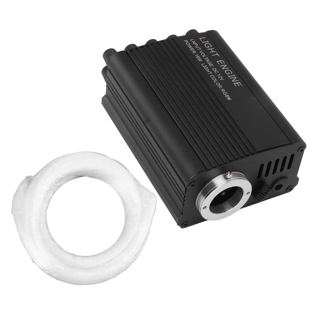Fiber Optic Lights Kit Bluetooth LED Colorful Music Sound Control RGBW Shooting Stars Light Kit DC12V