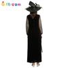 Captivating Green Feathered Witch Costume For Women Ideal For Stage And Costume Parties