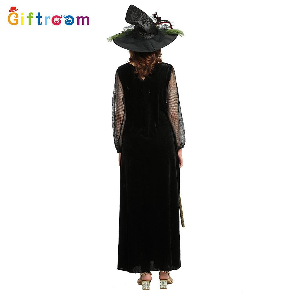 Captivating Green Feathered Witch Costume For Women Ideal For Stage And Costume Parties
