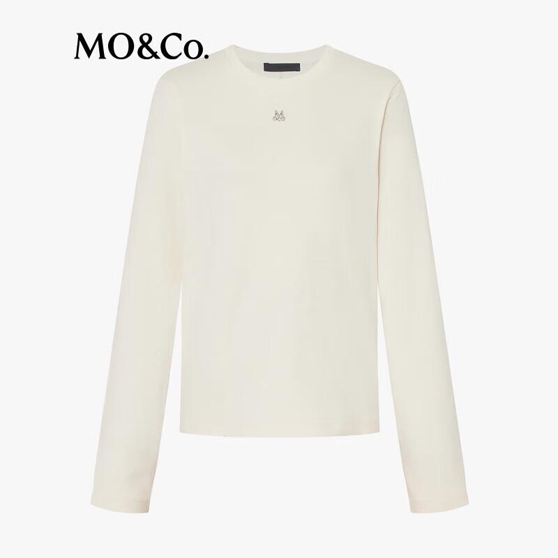 MO&Co. Metal Logo Long Sleeve T-Shirt