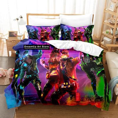 3D Game Garena Free Fire Bedding Set Quilt Cover Bed Cover with Pillowcase Twin Single Queen King Size Boys Adult Home Textile