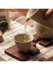 1pc wooden puzzle shaped coaster, solid wood insulation pad, suitable for coffee, tea cups, cups - natural wood beverage.