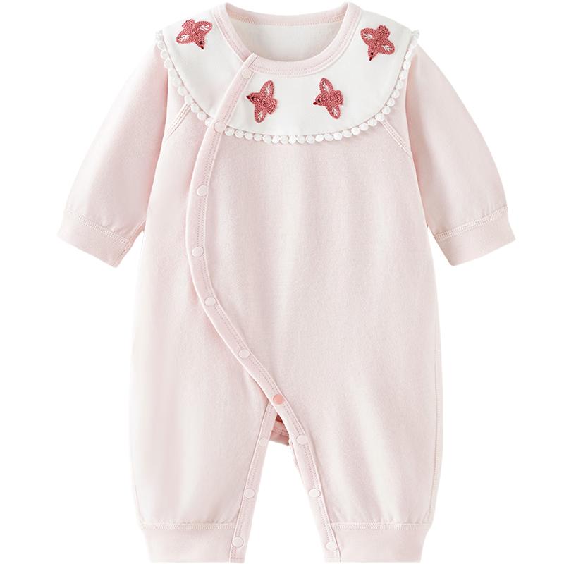 TONGTAI Baby Pure Cotton Long-Sleeve Romper 90cm