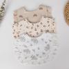 Baby Cotton Gauze Bibs With Ruffled Edge Soft Absorbent Drool Bib For Newborns Infants Toddlers Saliva Towel Burp Cloth