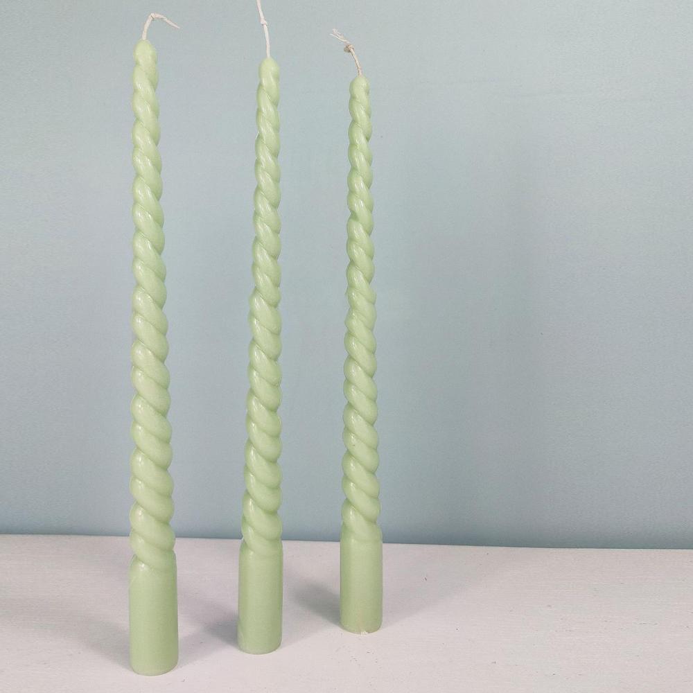 Spiral Taper Candle Mold Twisted Tapered Candlestick Mold Pillar Candle Molds For Making Cake Candles Chime Candles Table