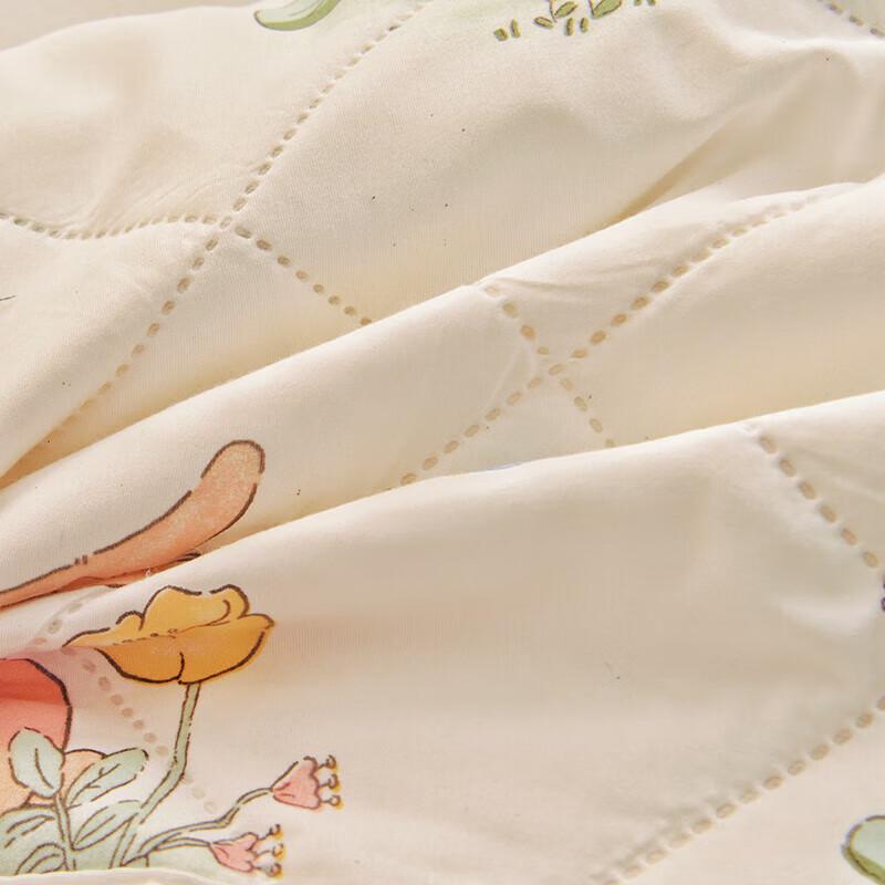 Lan Ruoting All-Season Floral Lightweight Quilt
