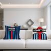 M-Martini Design R-Racingr cushion cover For Sofa Car Office Cafe Soft And Comfortable Double-Sided Printing Pillow Cover