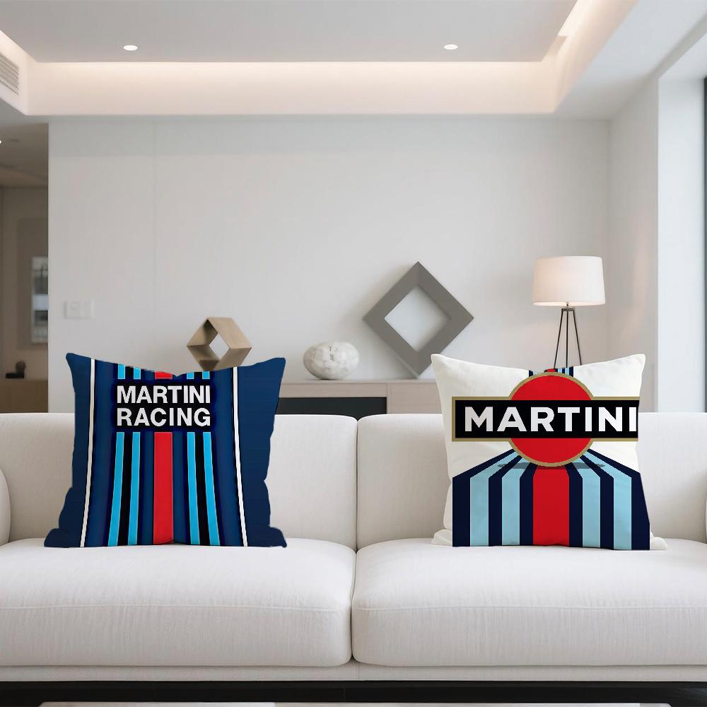 M-Martini Design R-Racingr cushion cover For Sofa Car Office Cafe Soft And Comfortable Double-Sided Printing Pillow Cover