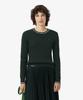 LACOSTE Women'S Cable Tipping Long Sleeve Sweater Af3241-56N Yzp