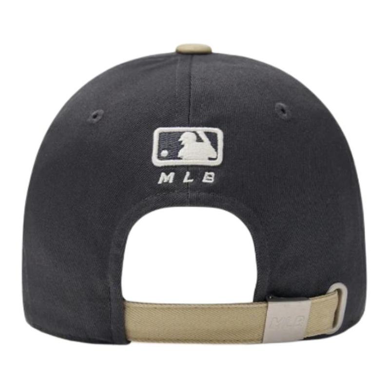 MLB Cotton Baseball Caps Unisex Charcoal Gray Fashion 3ACP3404N-50CGS