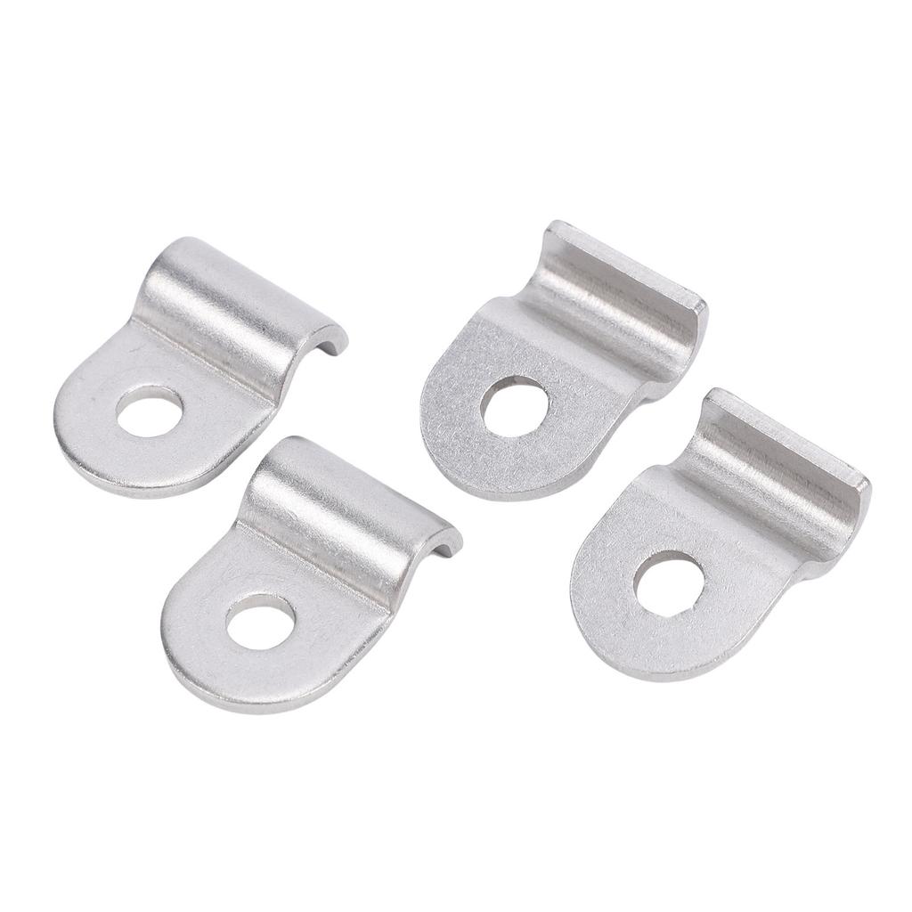 48pcs 3 16 Inch Stainless Steel Brake Fuel Line Clamps with Screws Replacement for Street Rod Truck