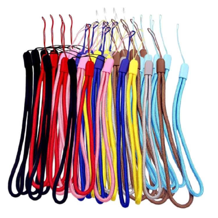 

50Pieces 19cm Long Hand Wrist Strap Lanyard Colorful Nylon Wrist Lanyards For Phone Camera Keychain Name Badge Holder 1