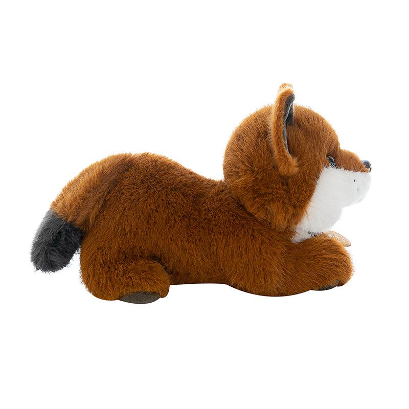 New Plush Toy Fox Doll Simulation Zoo Rag Doll Throw Pillow for Children's Gift Large Size