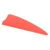 50 Pcs Feather Fletching Light Weight Shield Arrow Fletches DIY Arrow Feathers Fletches for Outdoors Archery Red