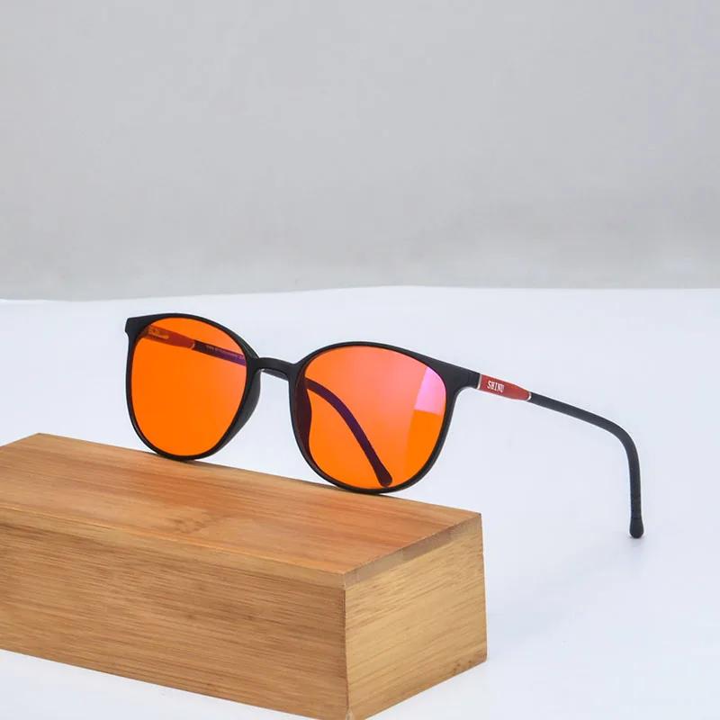 Shinu Women Glasses Frame Blue Light Blocking Glasses Red Lenses Glasses For Digital Screens Red Lens Help Better Sleep