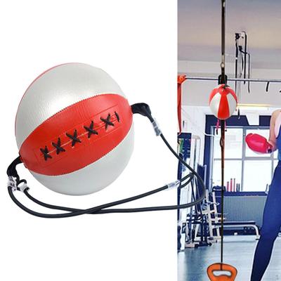 Boxing Speed Ball Reaction Target, PU Leather Punching Fitness Equipment, Double End Bag for
