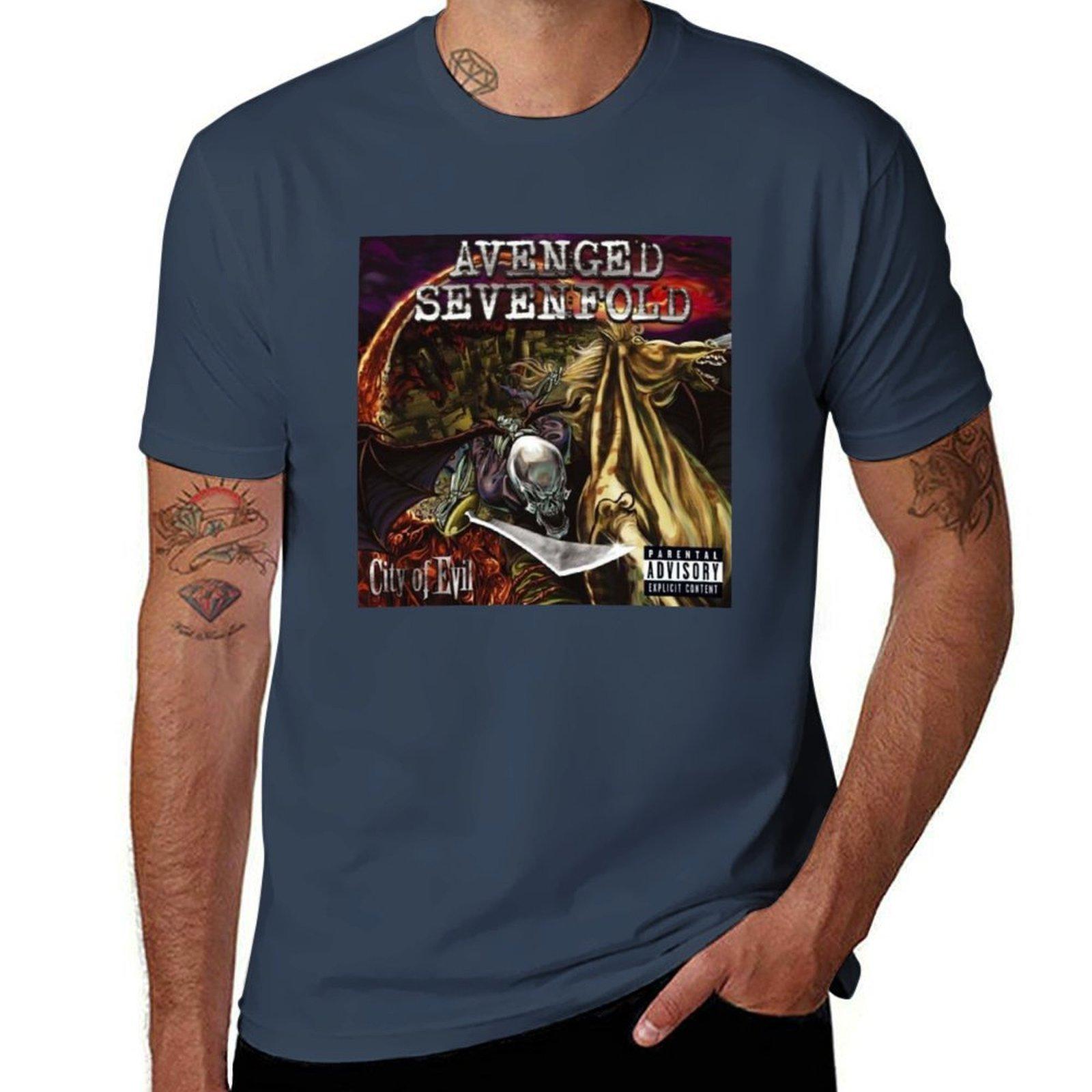 AvengedSevenfold - City Of Evil Album Cover || 003 T-Shirt essential t shirt T-Shirt S