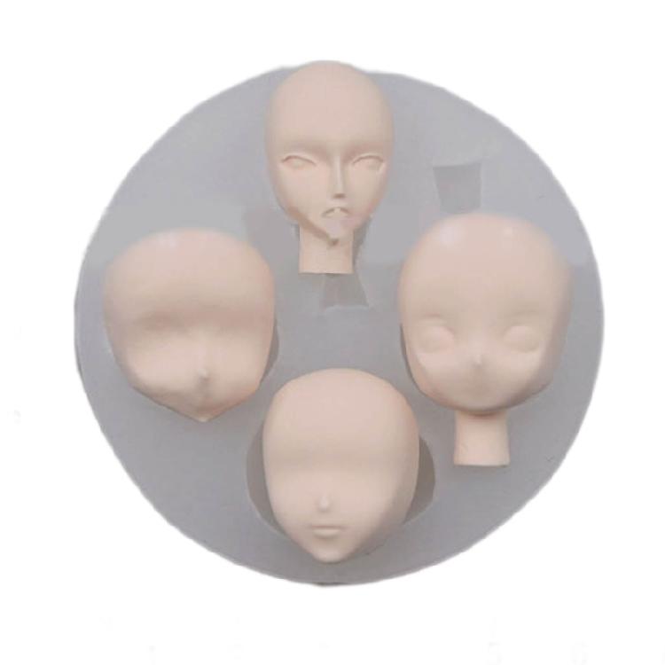 Baby Head Mould Clay Resin Mould for Making Cake Fondant Decorations