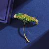 Senior Brooches Flower Leaf Brooch Pins for Women Suit Pendant  Fashion Brooches Jewelry