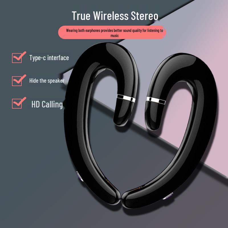 New C4 Bone Conduction Type-C True Wireless In-Ear Bluetooth Headset - Enhanced Cross-Border Design