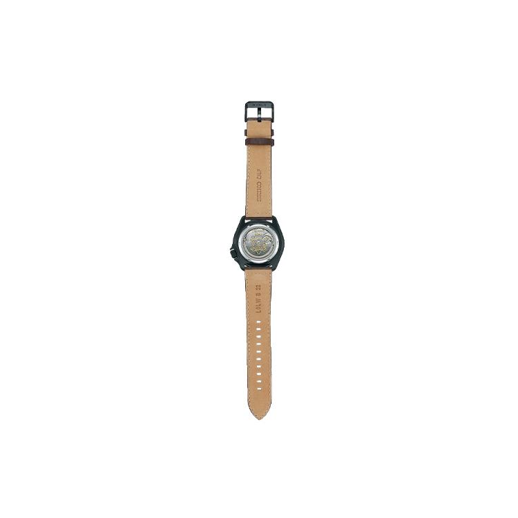 Seiko Automatic Mechanical Movement Genuine Leather Strap Watch Men's Watches Multicolor Watch Dial SRPF21K1 GUILE