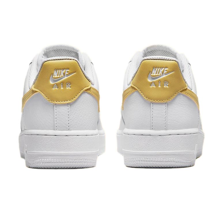 Nike Air Force 1 '07 White Saturn Gold White White Women's
