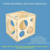 30cm Wood Balloon Sizer Cube Box Balloons Measuring box For Birthday Party Baloons Arch garland Wedding Decoration ballon tool