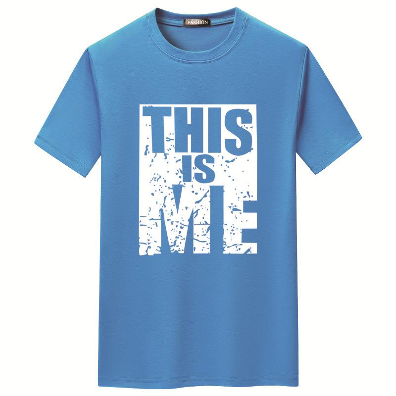 QICED Letní triko s krátkým rukávem Pánské triko Trend s výstřihem do O