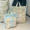Cute Cartoon Puppy Zippered Mesh Laundry Bags Anti-Winding with Handle Protective Washing Bag Breathable Anti-deformation