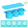 Silicone Ice Cube Mold for Water Cup with Lid Non Stick Summer Ice Molds Easy Demoulding Soft Ice Cube Ice Trays for Tumblers