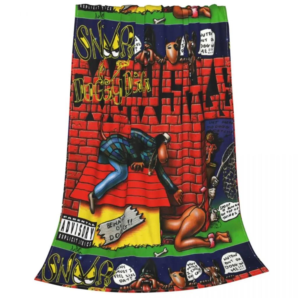 Snoop Doggy Dogg Doggystyle Death Row Records Decken Flanell Ultraweiche Überwurfdecken für Zuhause Couch Bett Teppich