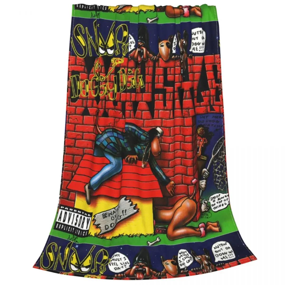 

Snoop Doggy Dogg Doggystyle Death Row Records Blankets Flannel Ultra-Soft Throw Blankets for Home Couch Bed Rug 30x40in