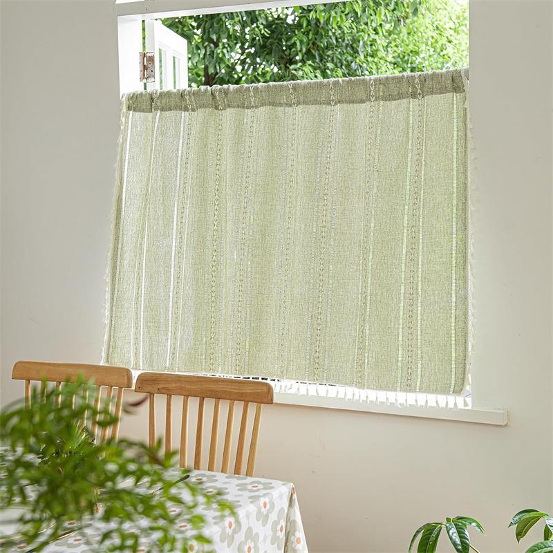 Home Door Curtain for Doorway, Light-filtering Privacy Curtain Bohemian Embroidered Curtain Decoration, Suitable for Temporary Room Dividers,