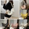 Large Capacity Summer 2024 Trendy Canvas Tote Bag Fashionable Street Style Shoulder Bag