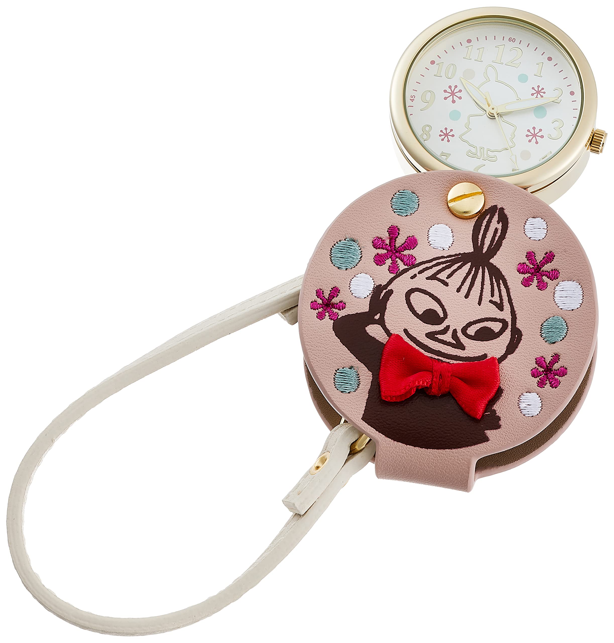 

Карманные часы Moomin Bag Charm Watch Little My с лупой для женщин [Fieldwork] MOM008-5 розовый