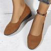 Mocassini Sneakers da Donna Taglie Forti con Punta Acuta e Tacco a Zeppa - Primavera 2024