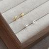 Sterling Silver Mini Flower Stud Earrings for Women - Sweet, Versatile, Cartilage-Friendly.
