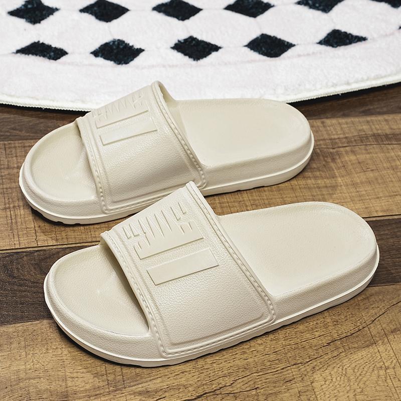 Fashion Men's Slippers Black Slippers Soft EVA Flip Flops for Man House Slipper Summer Beach Outdoor Indoor Soft Soled Pink Slippers