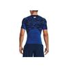 Under Armour HeatGear® Camouflage Training Running Fitness Shirt Men tops Blue 1361519-432
