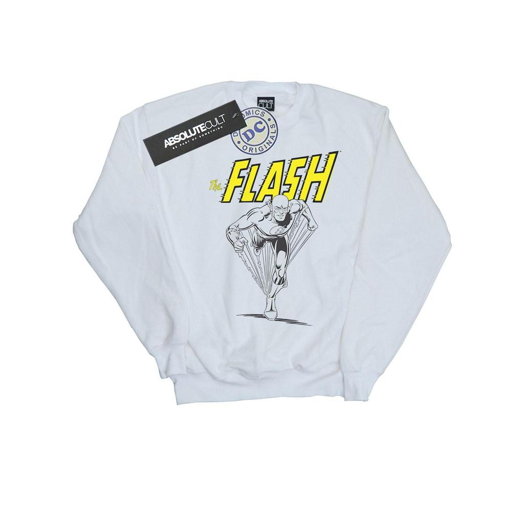 DC Comics Mens The Flash Mono Action Pose Sweatshirt
