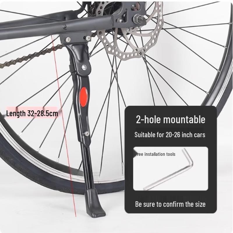 XPAY Adjustable Aluminum Alloy Kickstand for Mountain Bikes