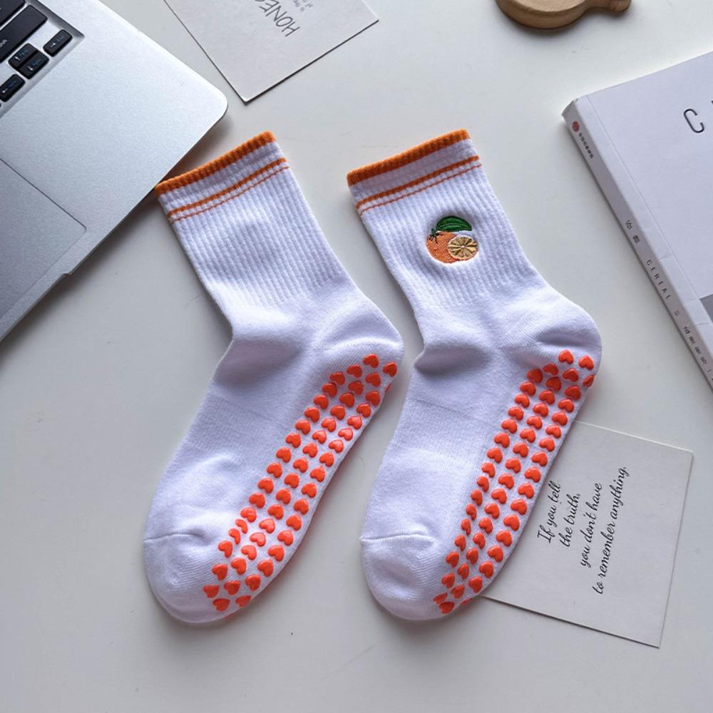 Breathable Pilates Socks Harajuku Street Mid Tube Socks New Yoga Socks