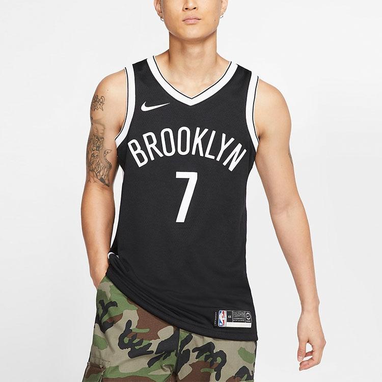 Nike NBA Team limited Jersey SW Fan Edition Brooklyn Nets Durant No. 7 Black Men's 864459-018