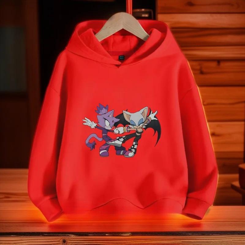 Cartoon Printed Kids Fashion Sweatshirts Casual Versatile Hoodies Sweatshirts Boys