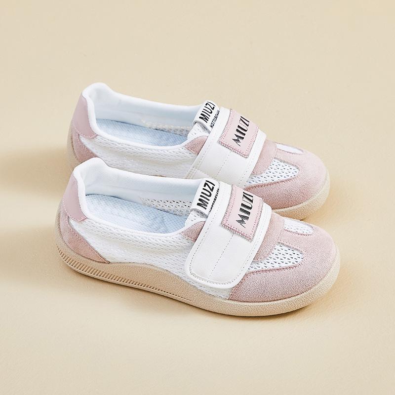 

Летняя сетчатая белая обувь, дышащие и повседневные балетки для студентов 35 розовый